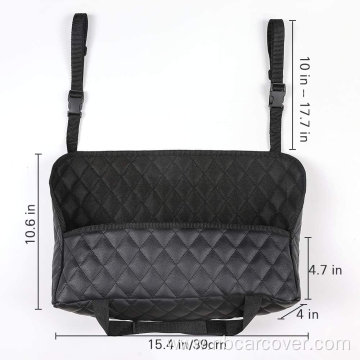 3 layer pu leather storage back pocket handbag